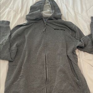 Bauer Charcoal Full-Zip Hoodie